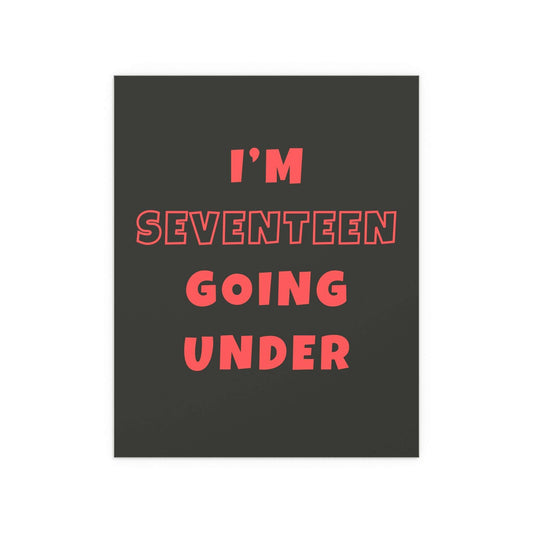 Sam Fender - Saturday (Black + Red) Glow On Prints