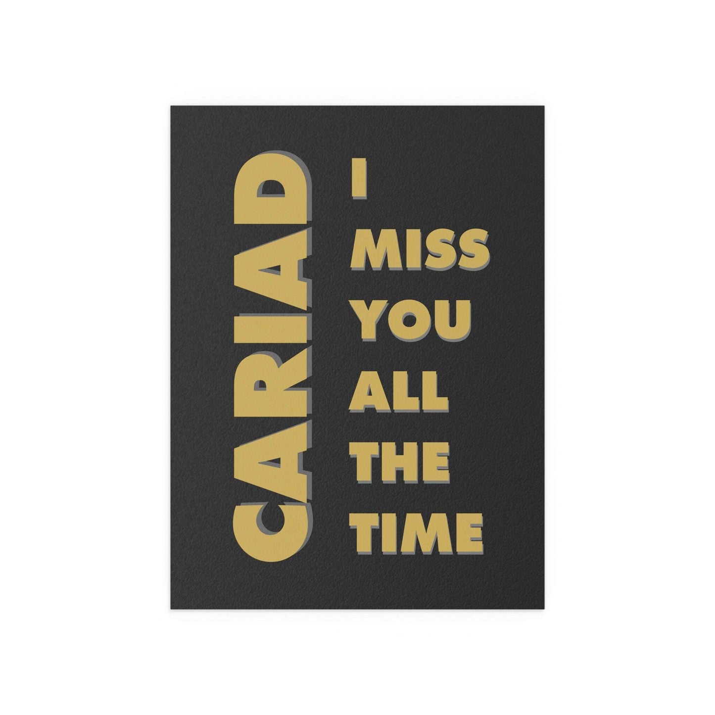 The Royston Club - Cariad poster Songs for the Spine inspired colourway - indie rock music wall art