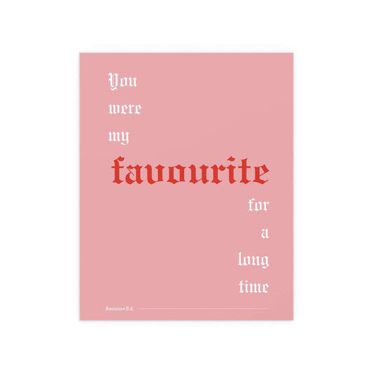 Fontaines DC - Favourite (Pink + White + Red) Glow On Prints
