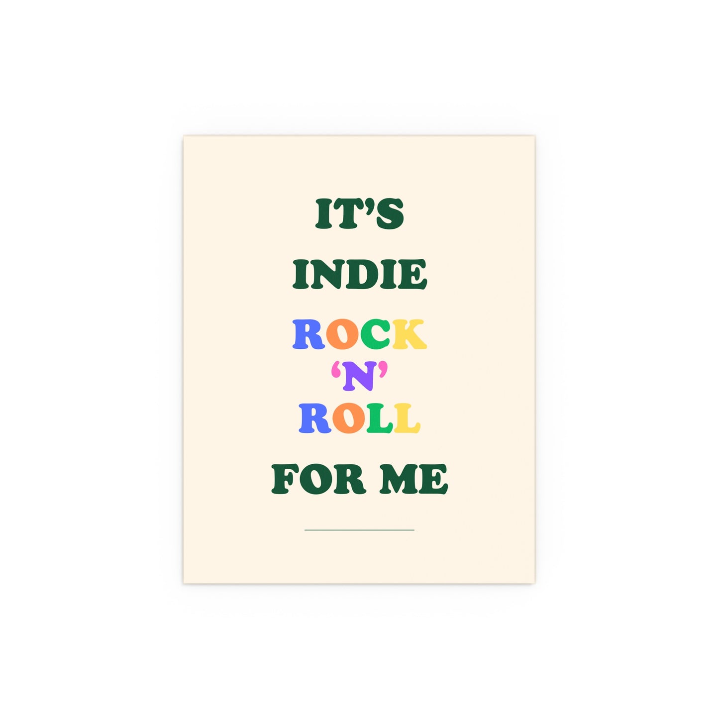 The Killers - Glamorous Indie Rock n Roll (Off-white)