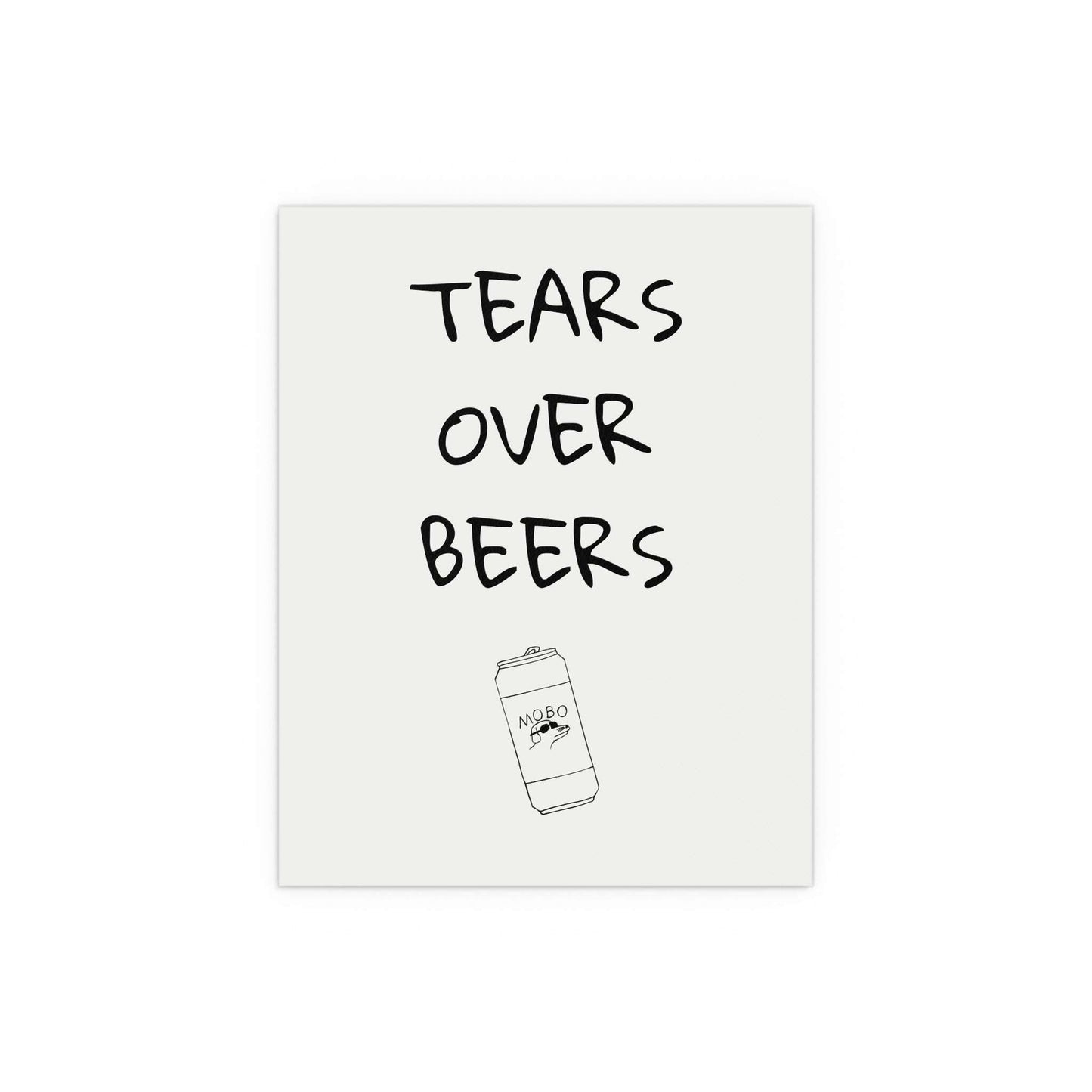 Modern Baseball - Tears Over Beers Print Glow On Prints