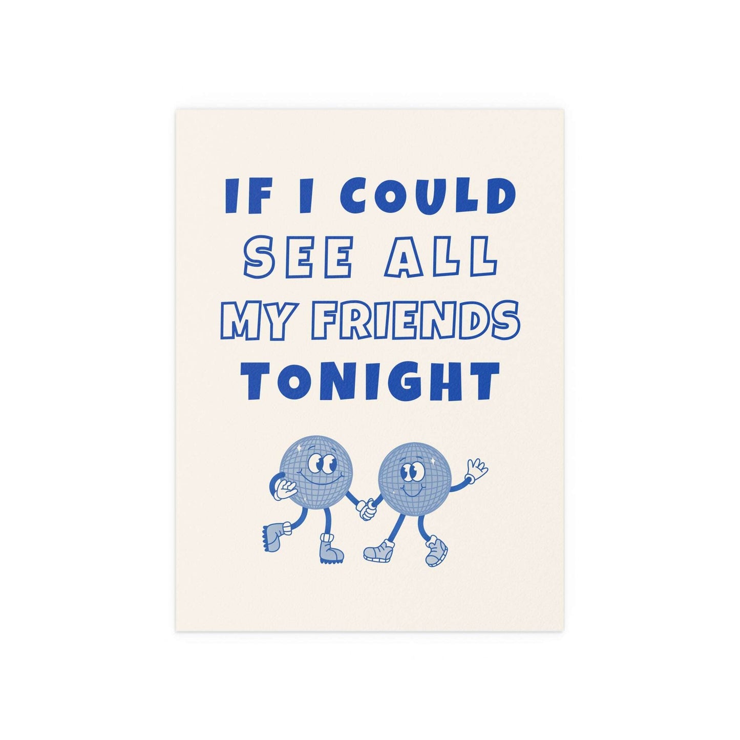 LCD Soundsystem Wall Art – “All My Friends” Band Poster