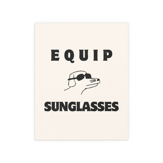 Hot Mulligan x Modern Baseball - Equip Sunglasses Glow On Prints
