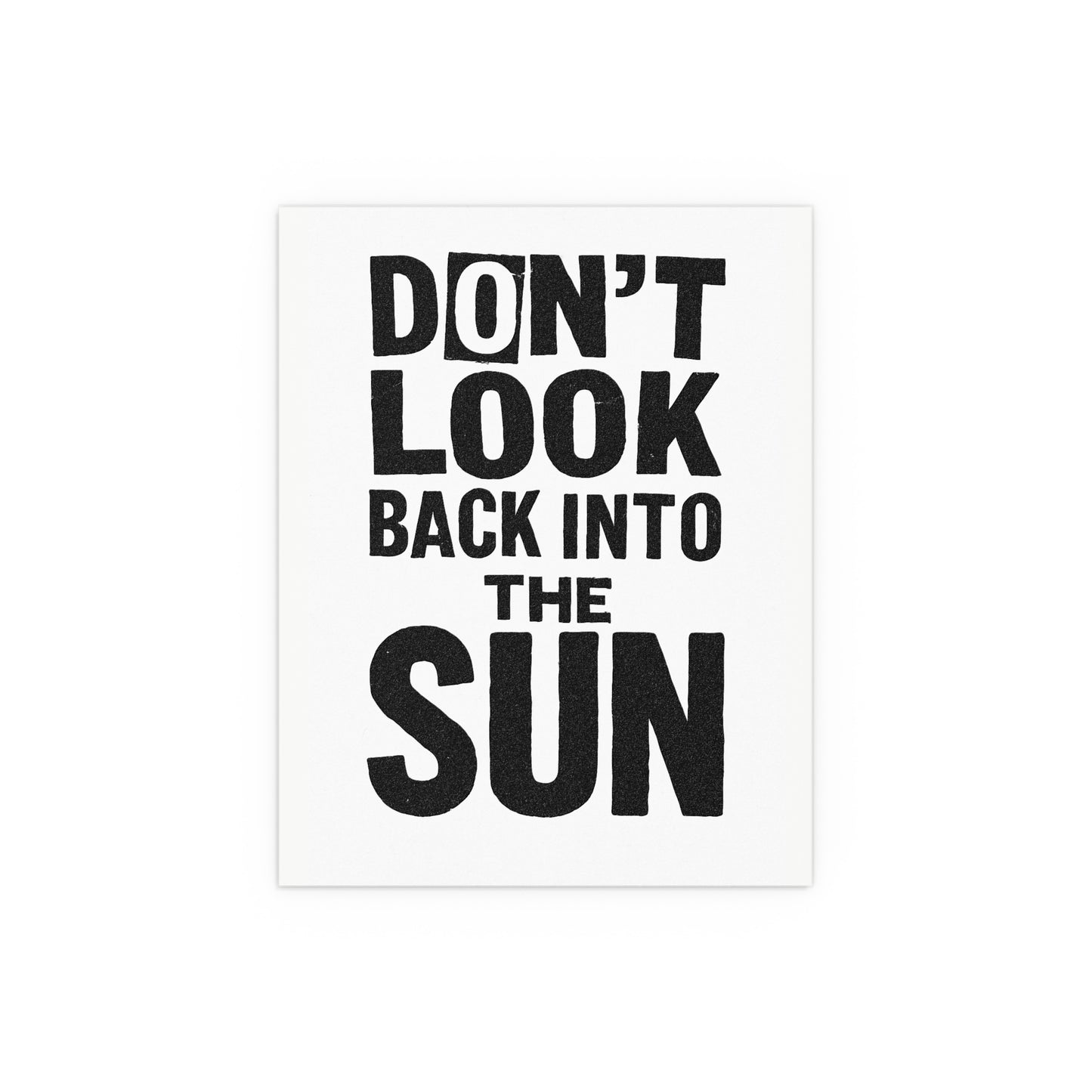 The Libertines - Don't Look Back Into The Sun - White & Black