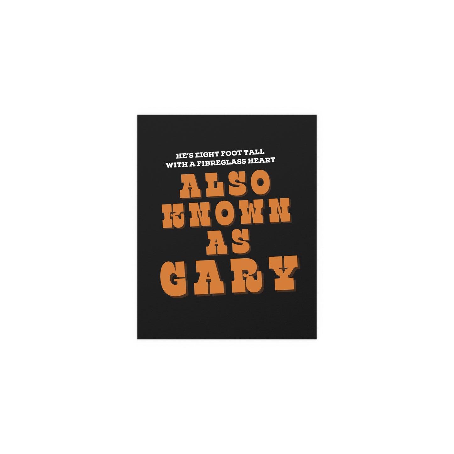 Blossoms - Gary (Black & Orange)