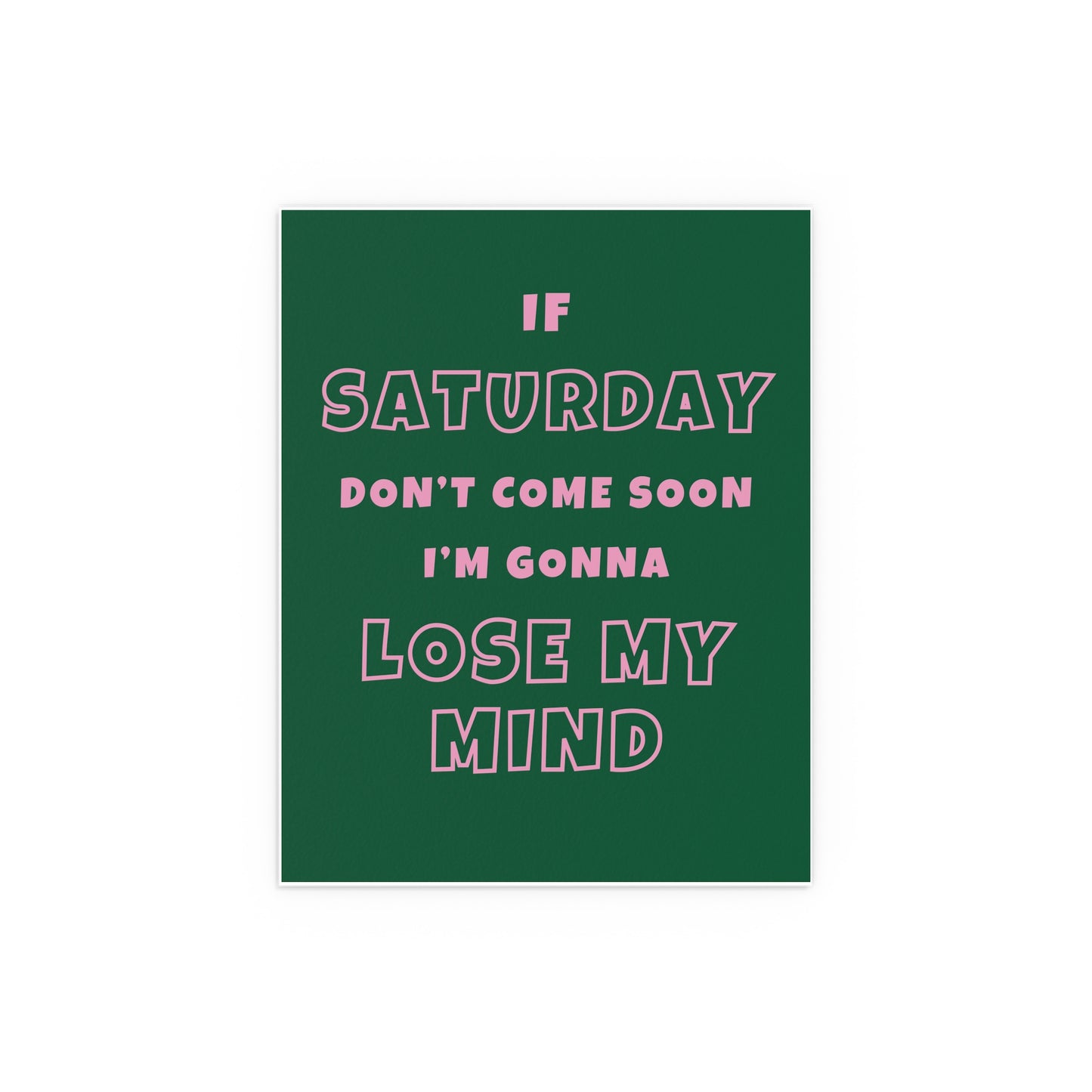 Sam Fender - Saturday (Green + Pink)