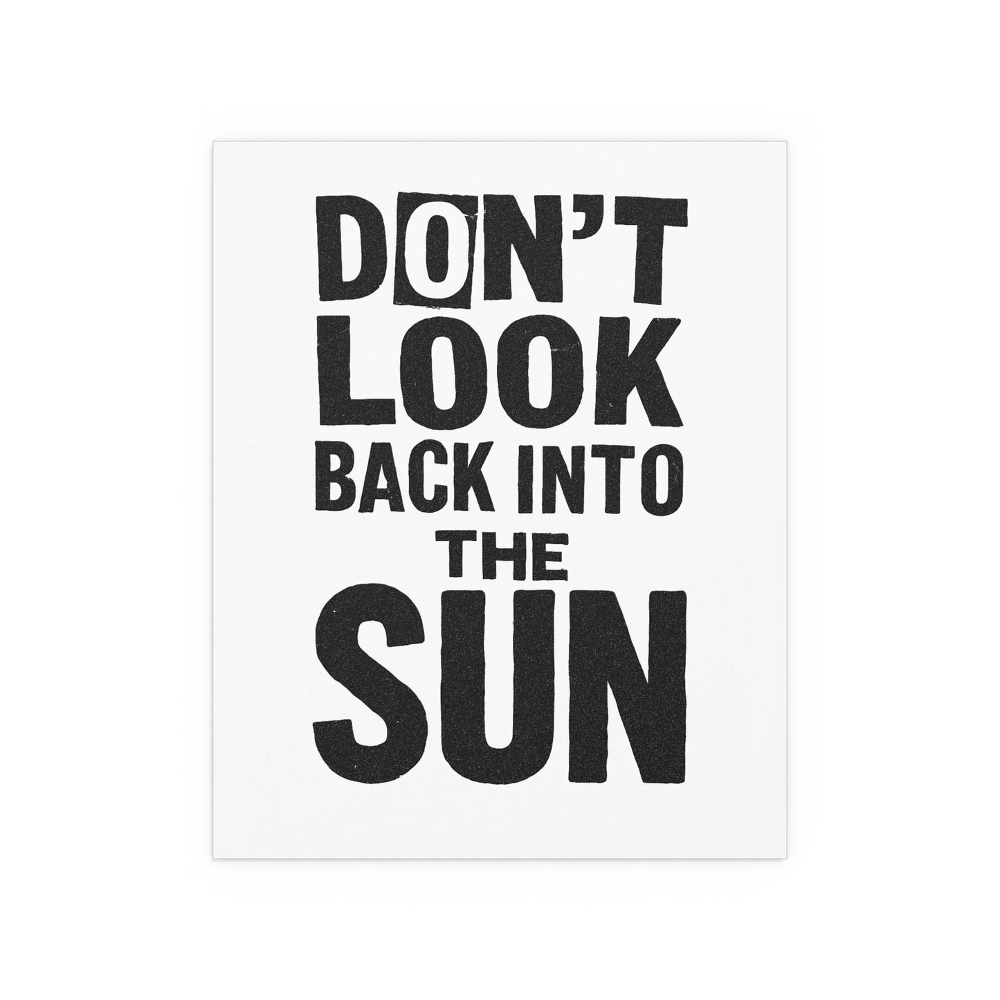 The Libertines - Don't Look Back Into The Sun - White & Black
