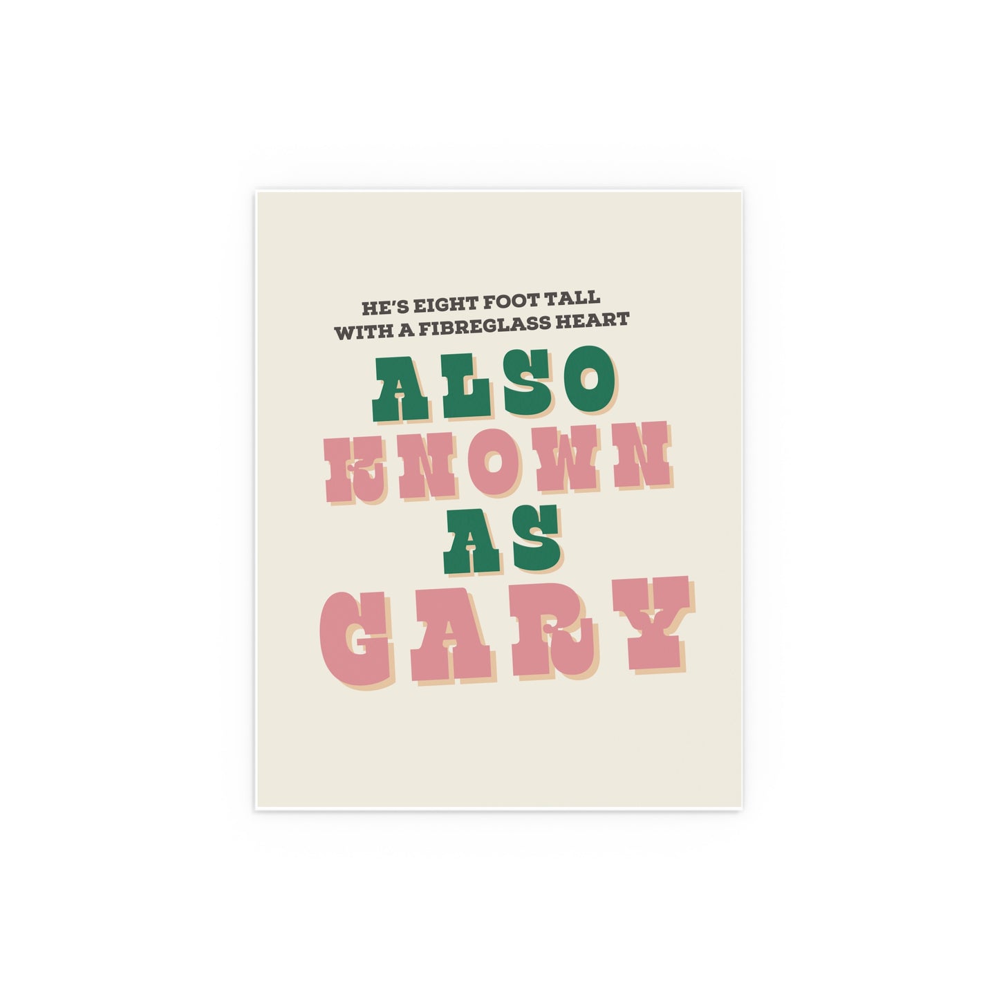 Blossoms - Gary (Off-white + Green + Pink)