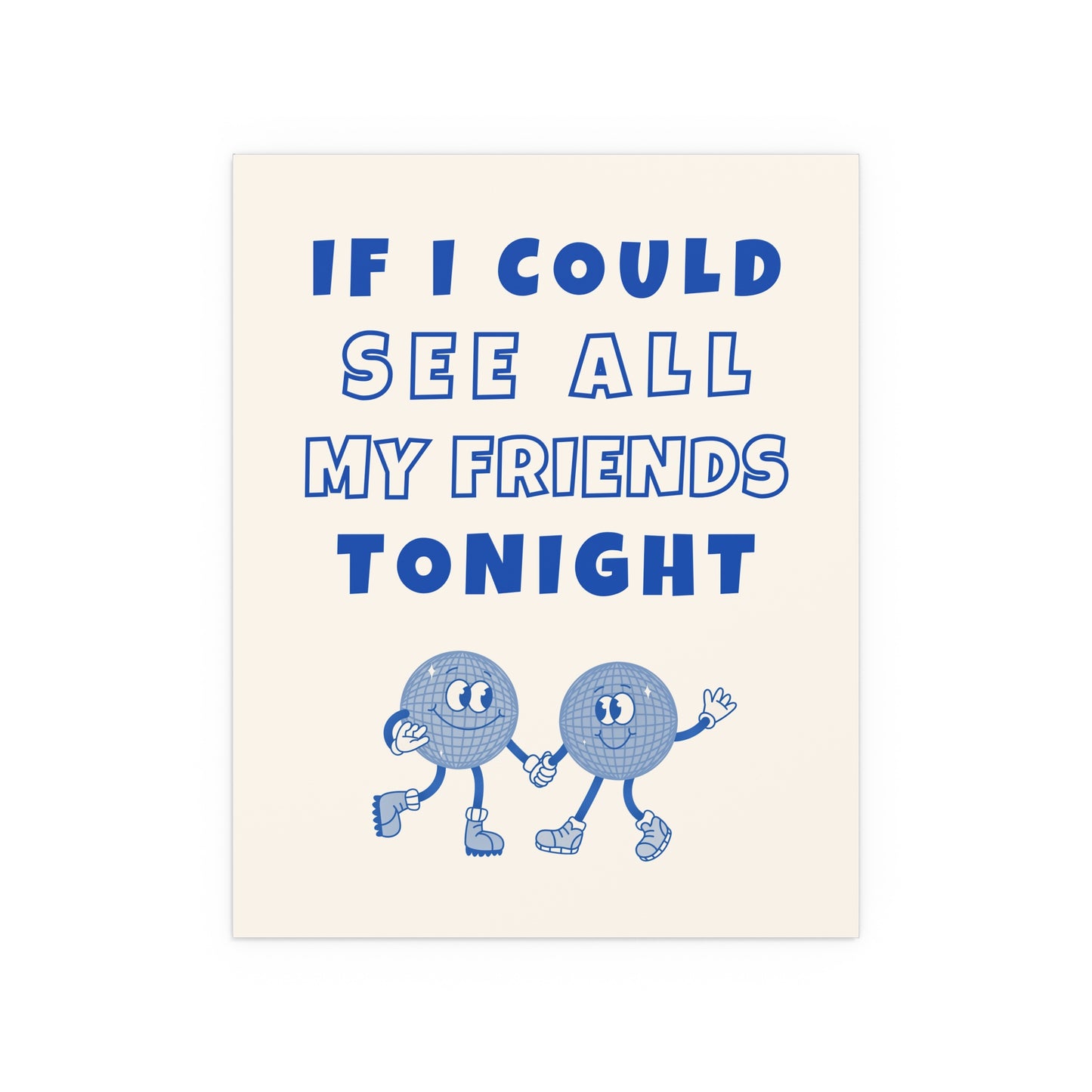 LCD Soundsystem Wall Art – “All My Friends” Band Poster