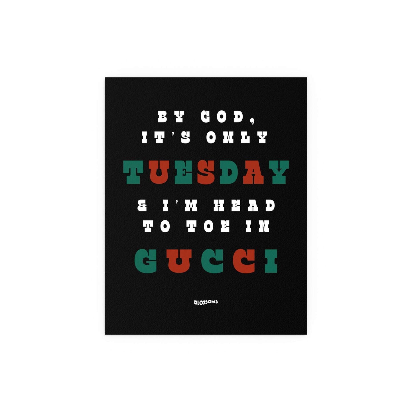 Blossoms - I Like Your Look (Black + Green + Red) Glow On Prints