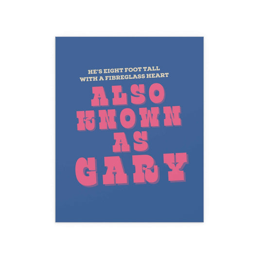 Blossoms - Gary (Blue & Pink) Glow On Prints