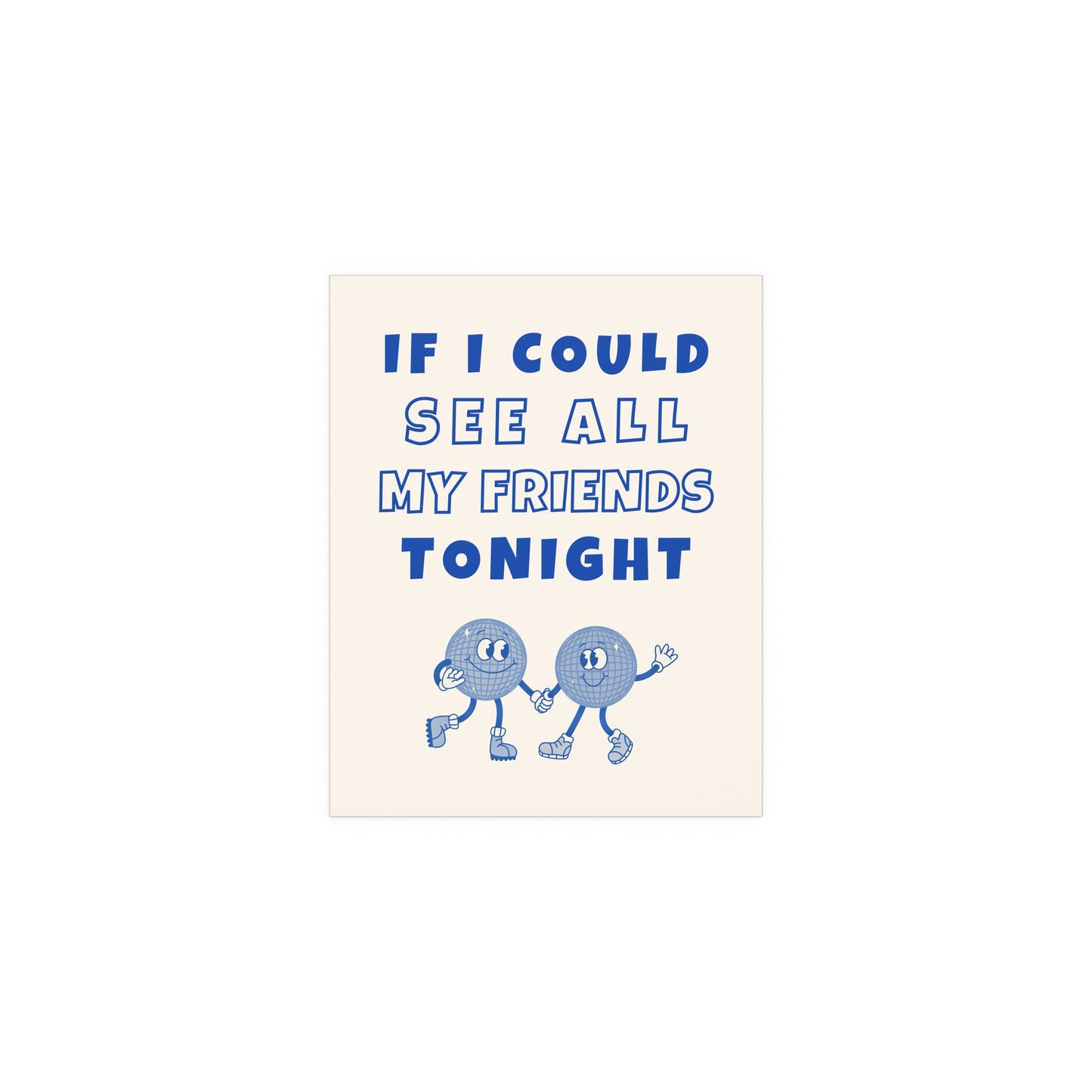 LCD Soundsystem Wall Art – “All My Friends” Band Poster
