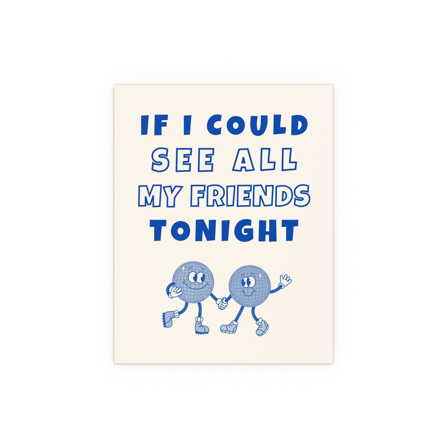 LCD Soundsystem Wall Art – “All My Friends” Band Poster