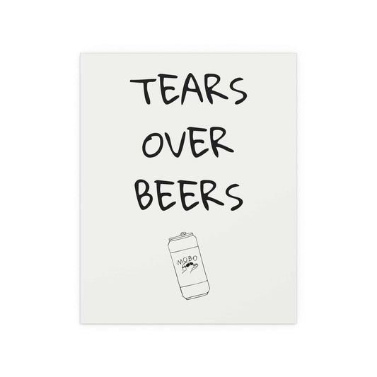 Modern Baseball - Tears Over Beers Print Glow On Prints