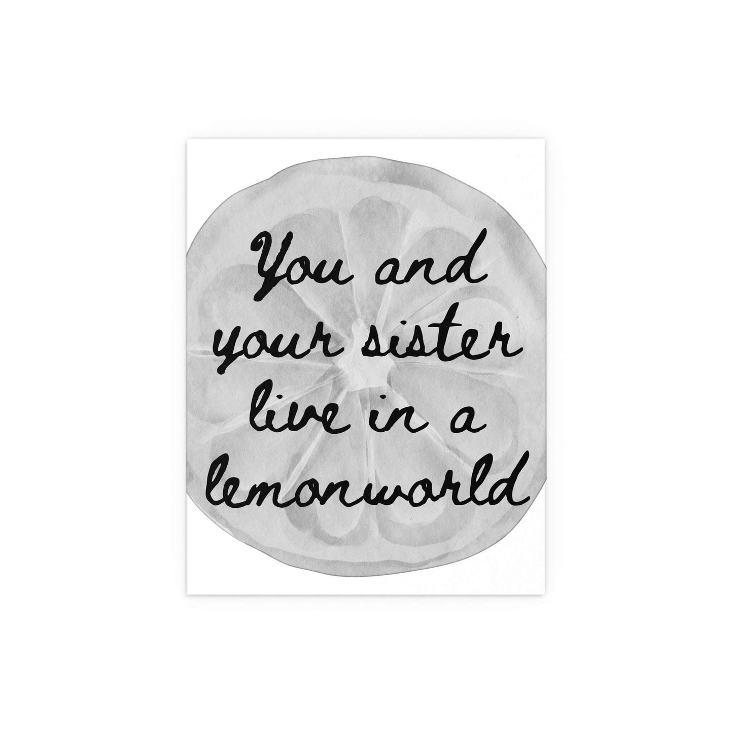 The National - Lemonworld (Black + White) Glow On Prints