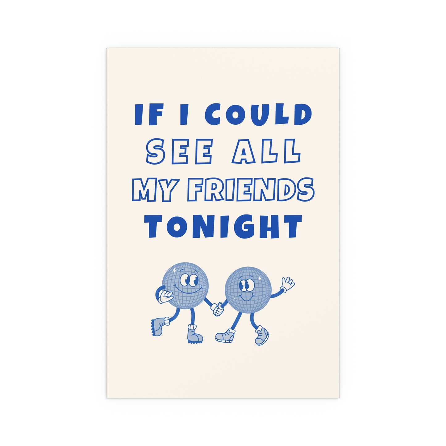 LCD Soundsystem Wall Art – “All My Friends” Band Poster