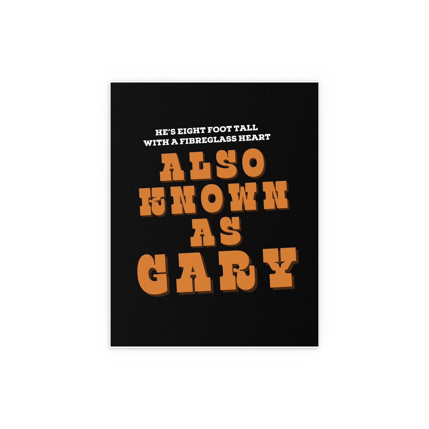 Blossoms - Gary (Black & Orange)