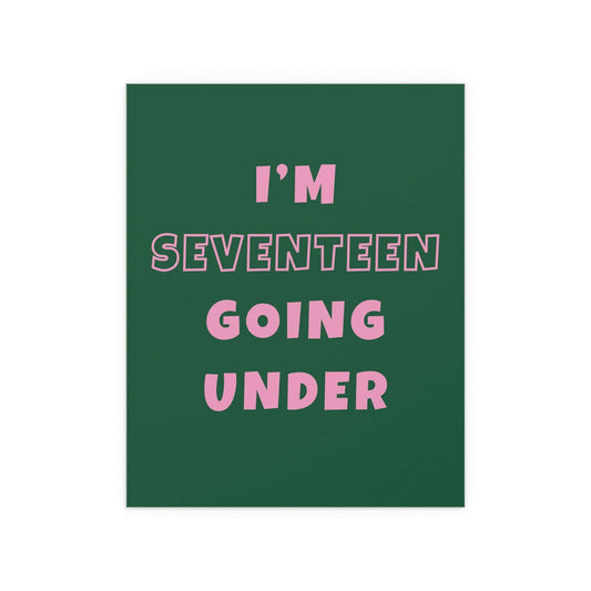 Sam Fender - Seventeen Going Under (Green + Pink) Glow On Prints