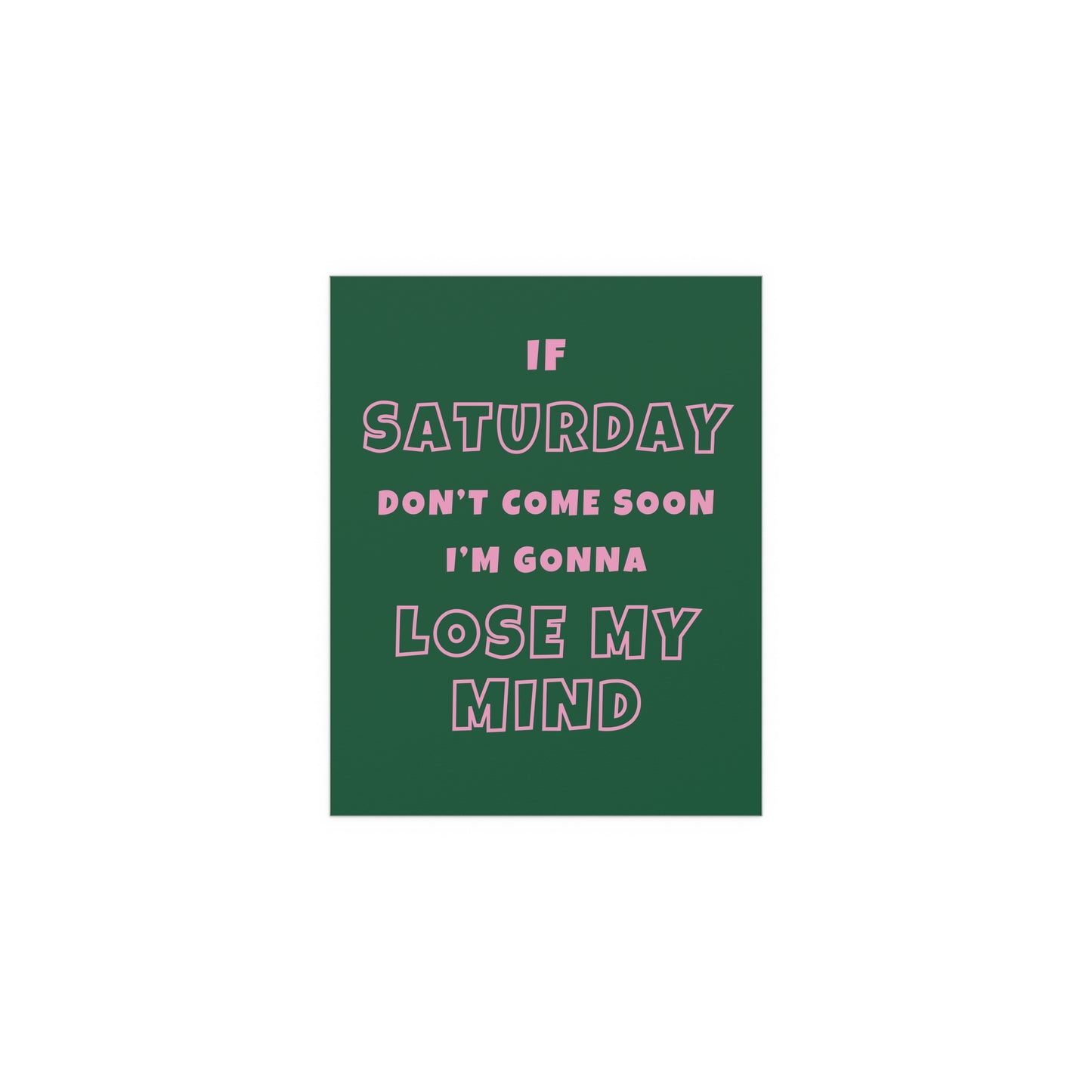 Sam Fender - Saturday (Green + Pink)