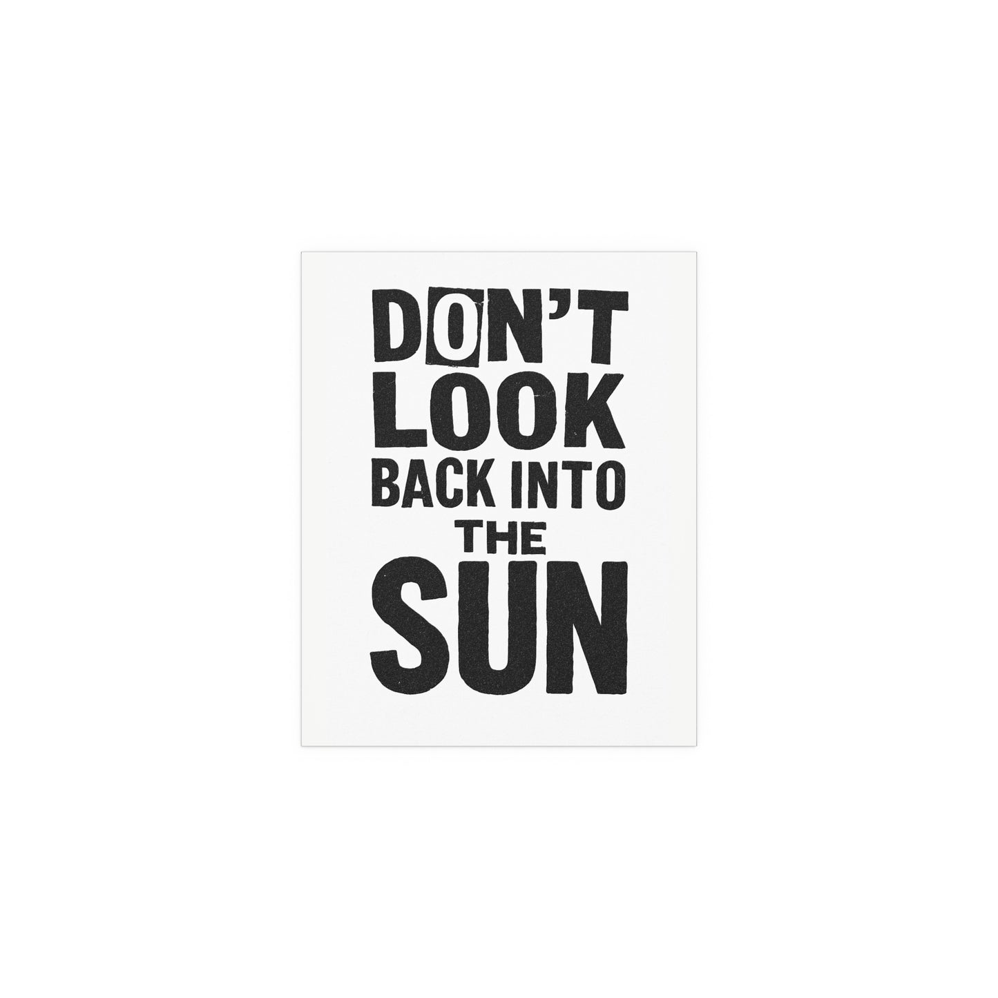 The Libertines - Don't Look Back Into The Sun - White & Black