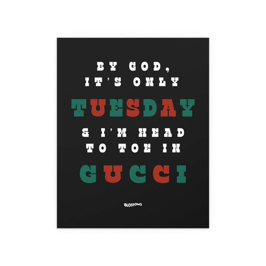 Blossoms - I Like Your Look (Black + Green + Red) Glow On Prints