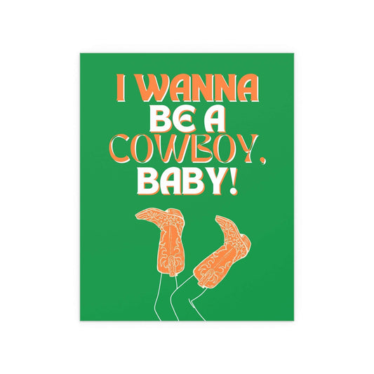 CMAT - I Wanna Be a Cowboy, Baby (Tricolour) Glow On Prints