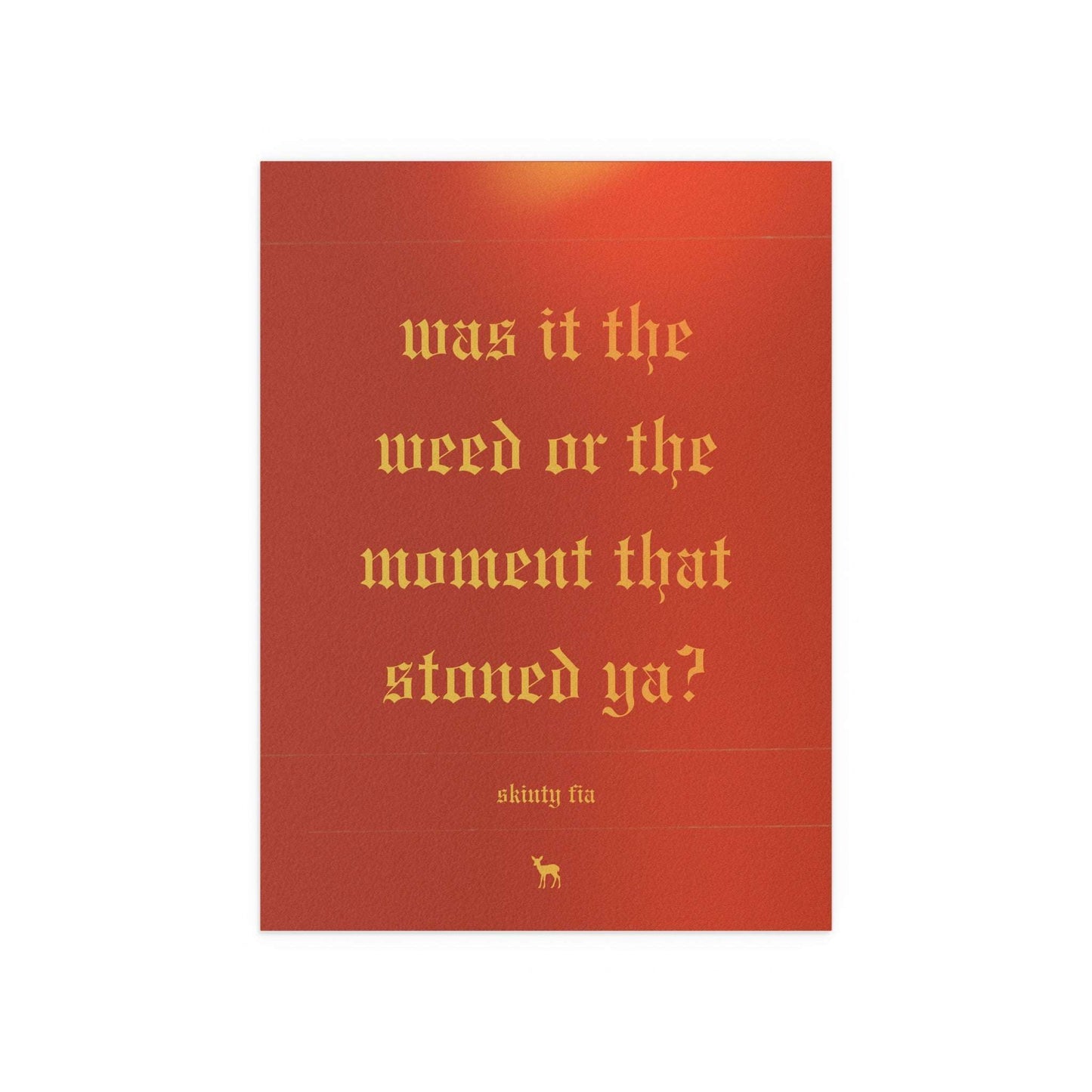 Fontaines DC - Roman Holiday Glow On Prints