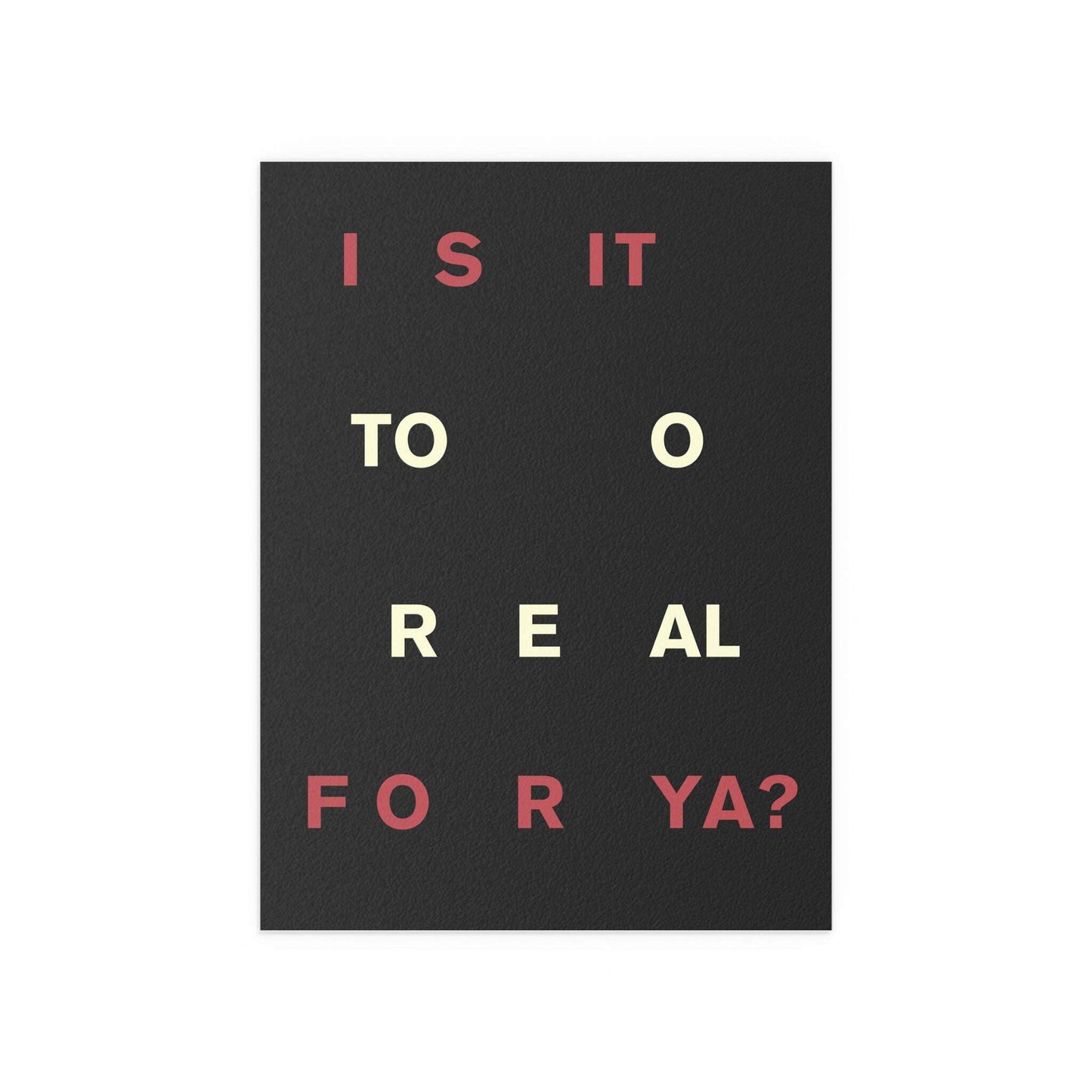 Fontaines DC - Too Real Glow On Prints