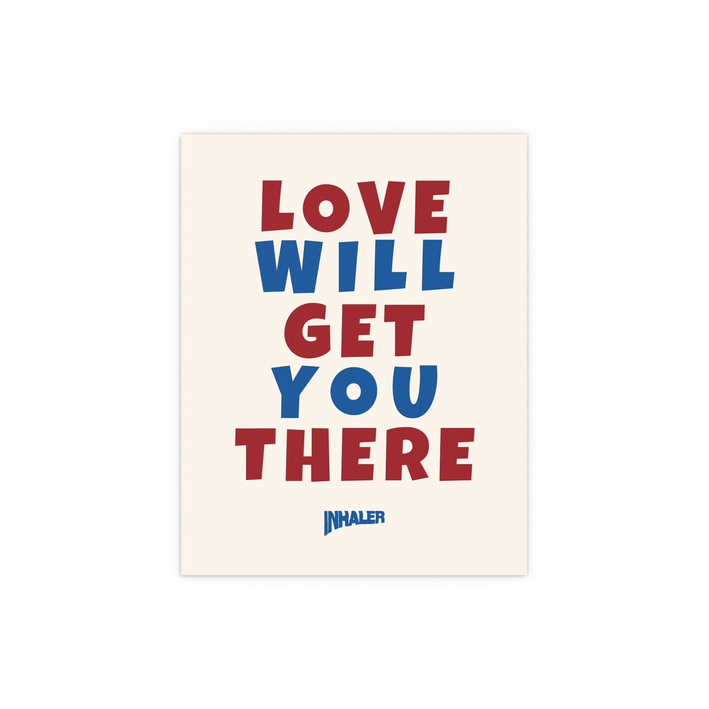 Inhaler - Love Will Get You There (Off-white + Blue + Red)