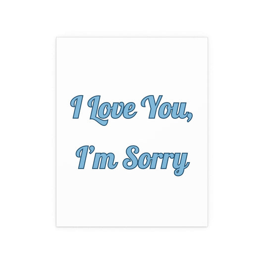 Gracie Abrams - I Love You, I'm Sorry (White + Blue) Glow On Prints