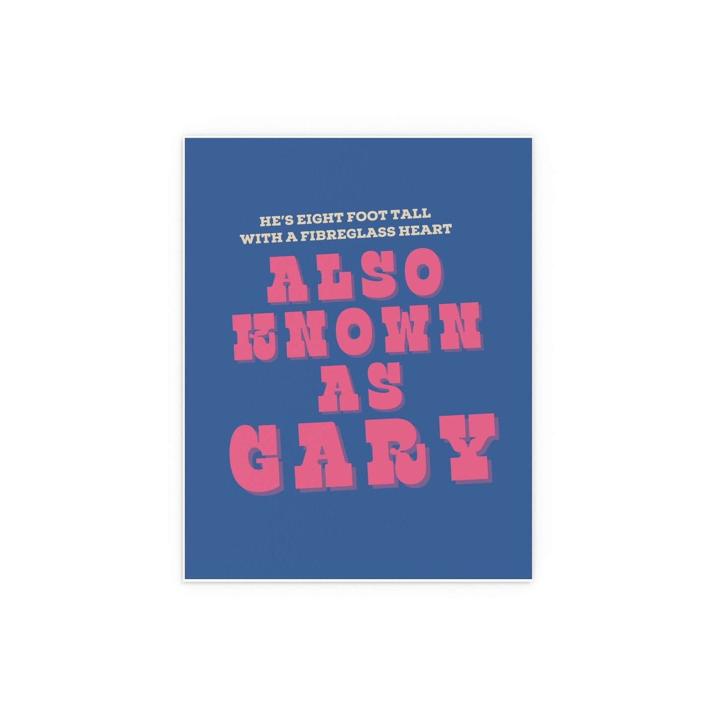 Blossoms - Gary (Blue & Pink) Glow On Prints