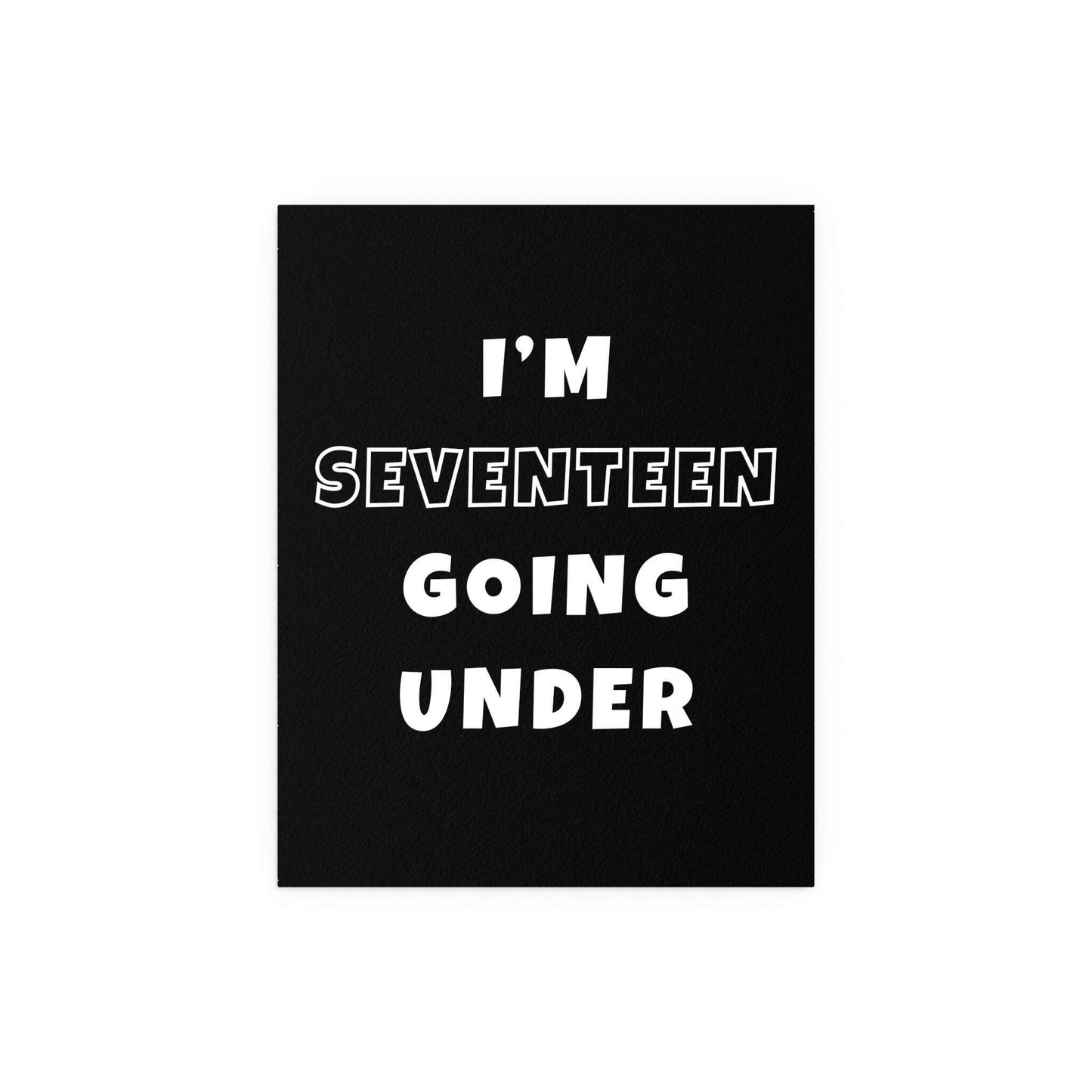 Sam Fender - Seventeen Going Under (Black + White) Glow On Prints