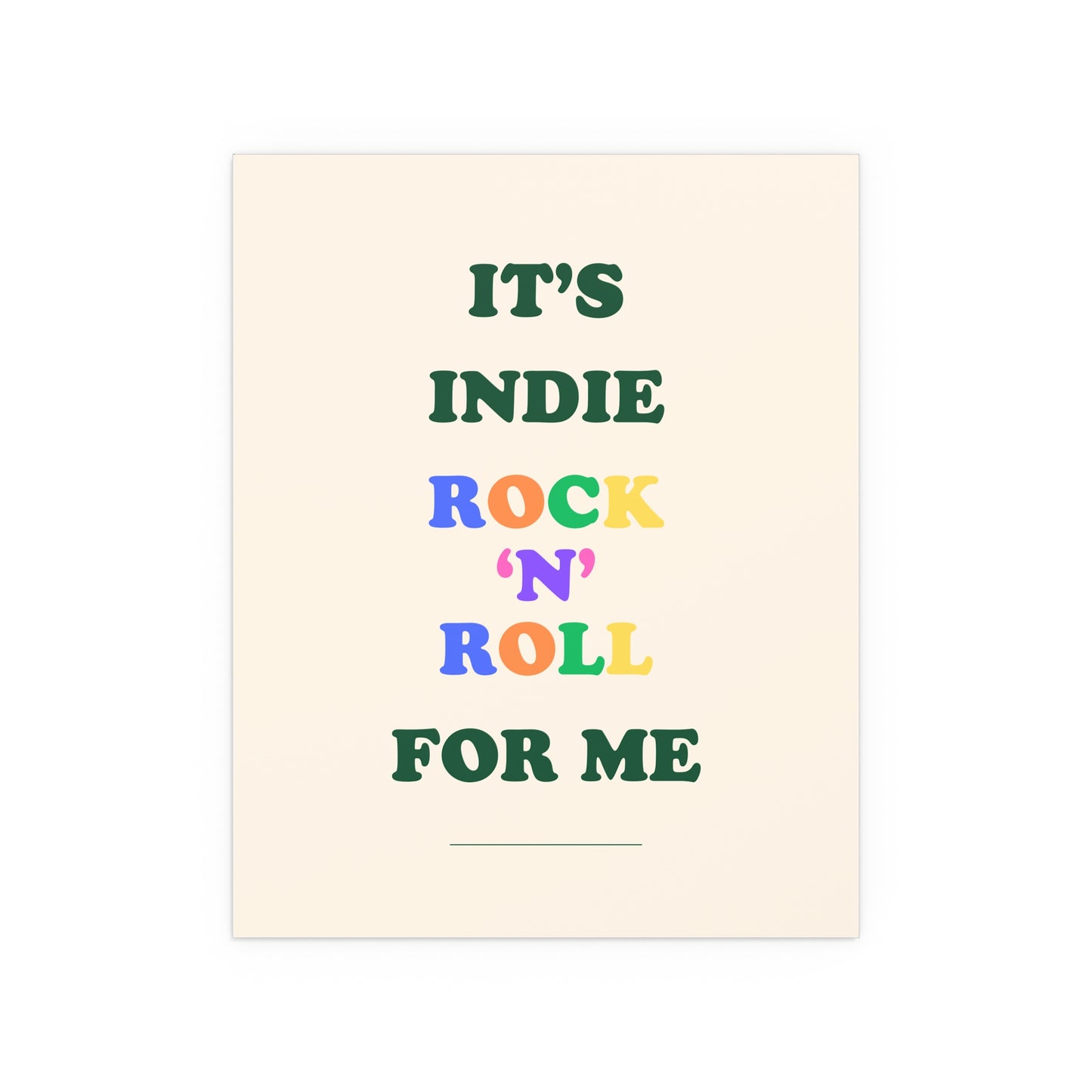The Killers - Glamorous Indie Rock n Roll (Off-white)