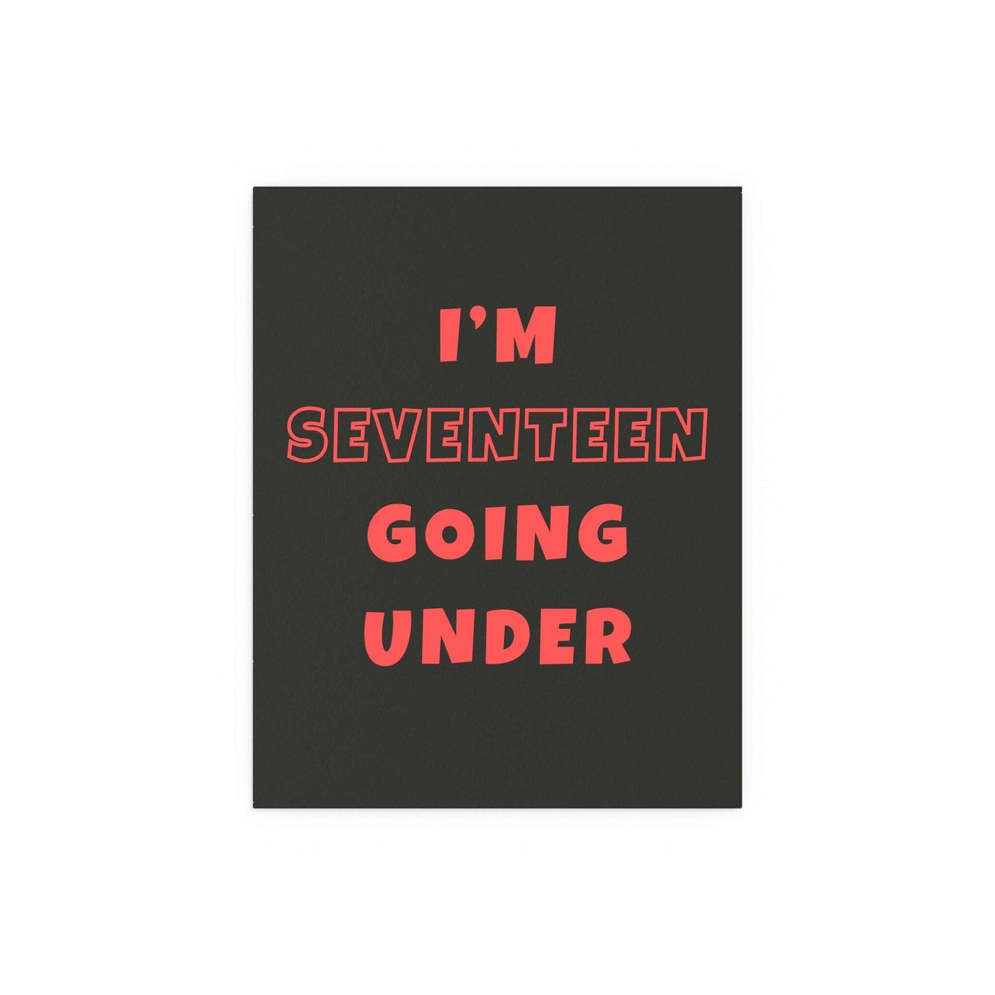 Sam Fender - Saturday (Black + Red) Glow On Prints