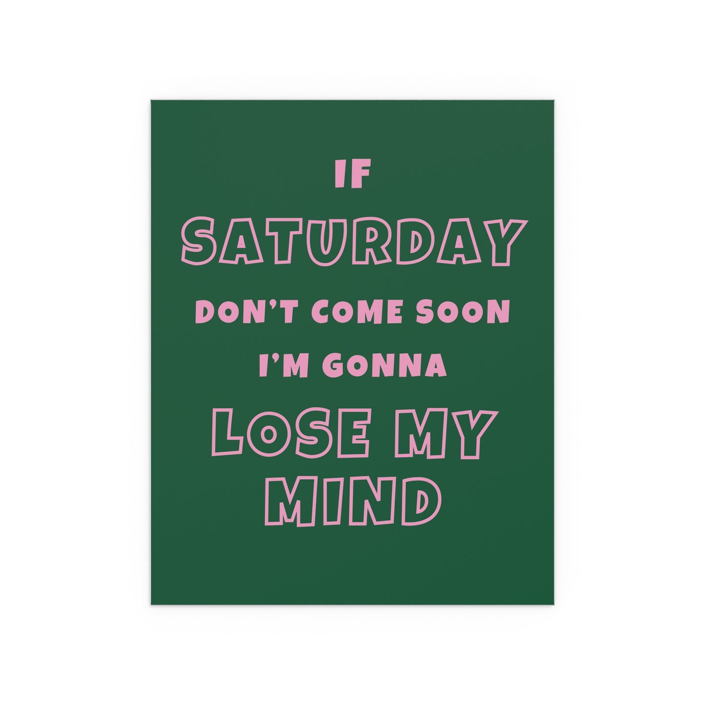 Sam Fender - Saturday (Green + Pink)