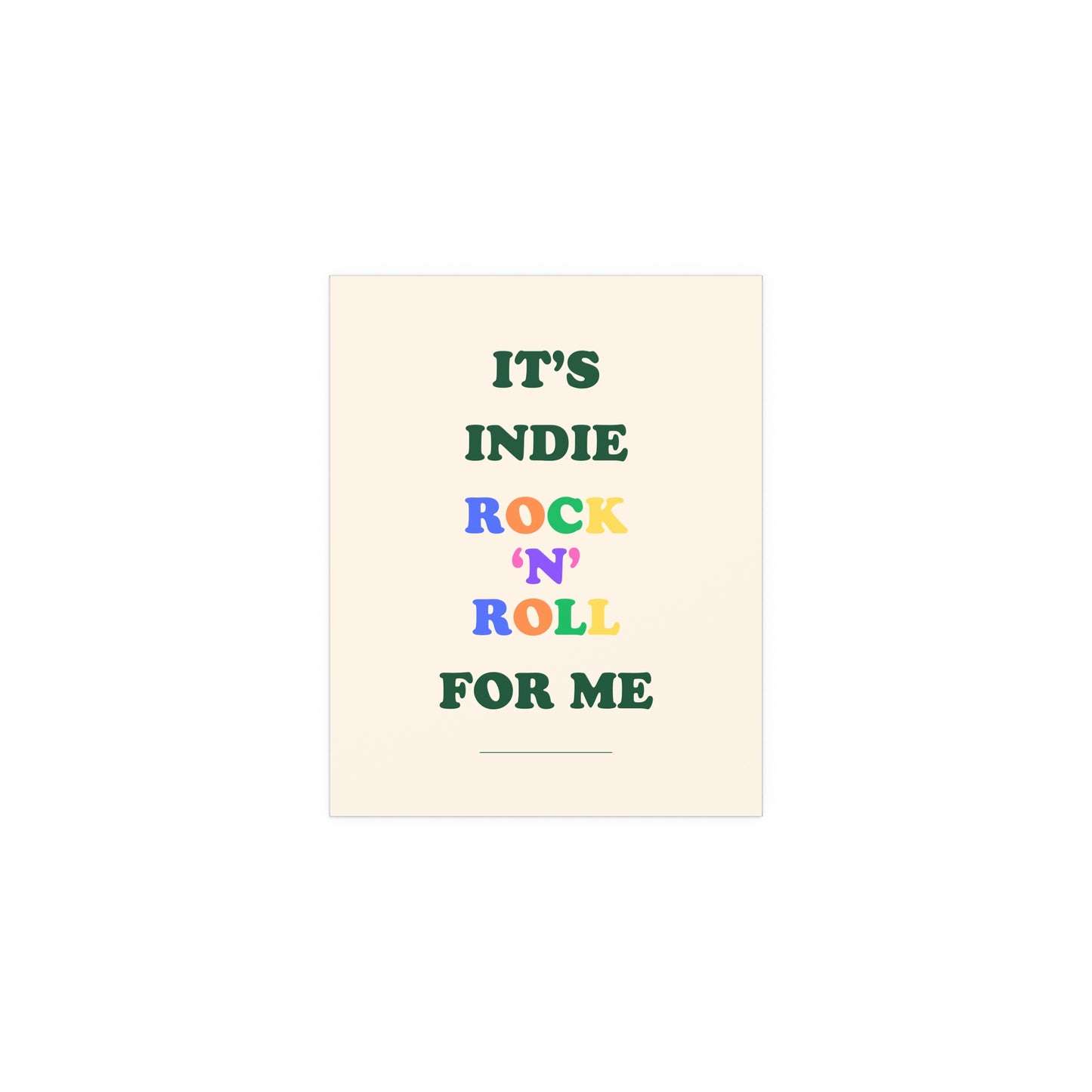 The Killers - Glamorous Indie Rock n Roll (Off-white)