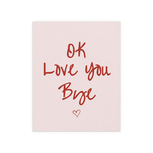 Olivia Dean - Ok Love You Bye Glow On Prints