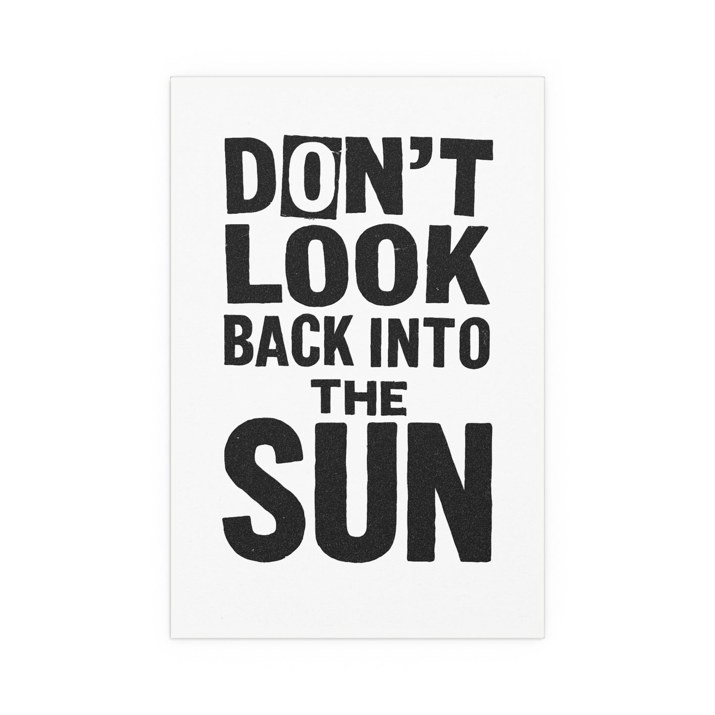 The Libertines - Don't Look Back Into The Sun - White & Black