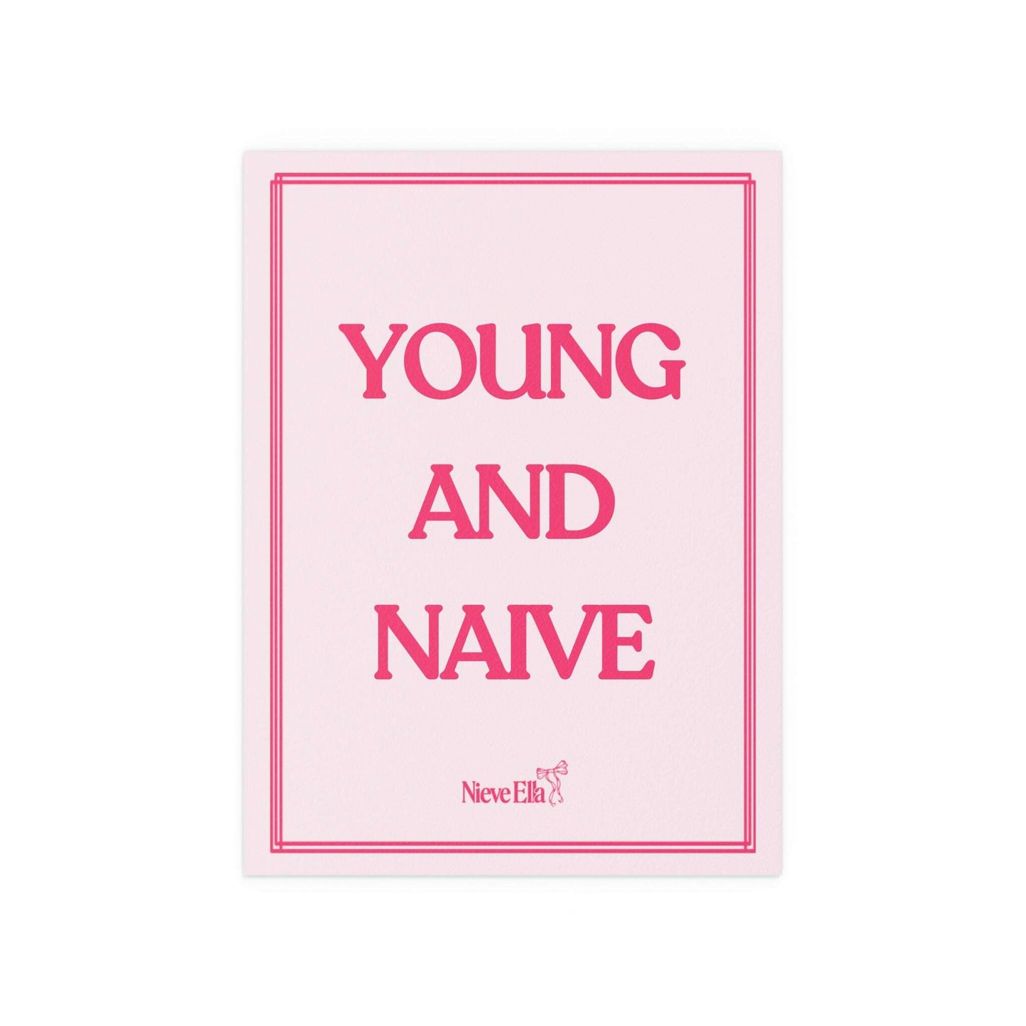 Nieve Ella - Young & Naive Glow On Prints