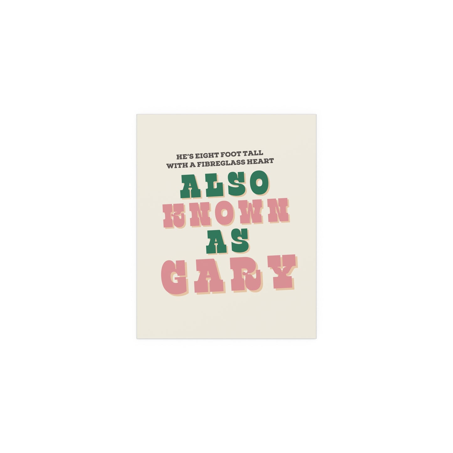 Blossoms - Gary (Off-white + Green + Pink)