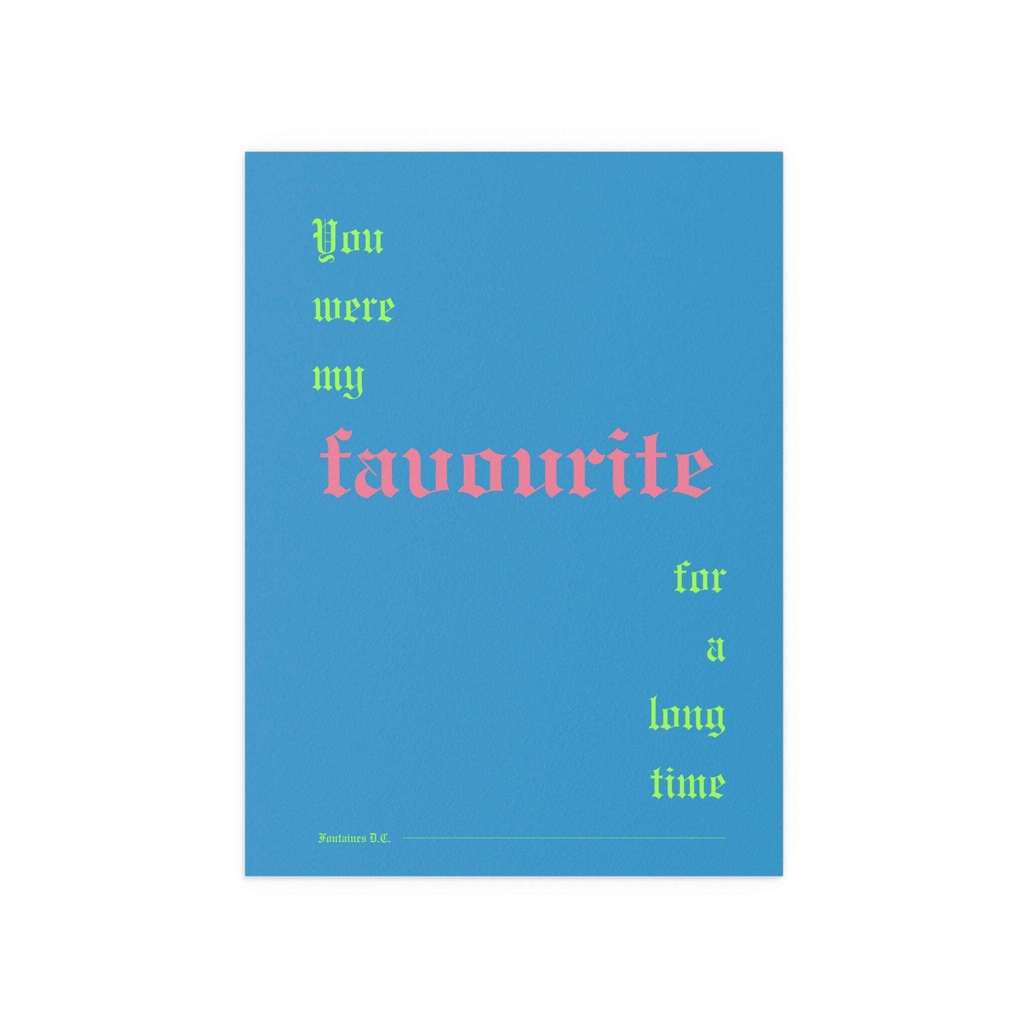 Fontaines DC Prints Glow On Prints