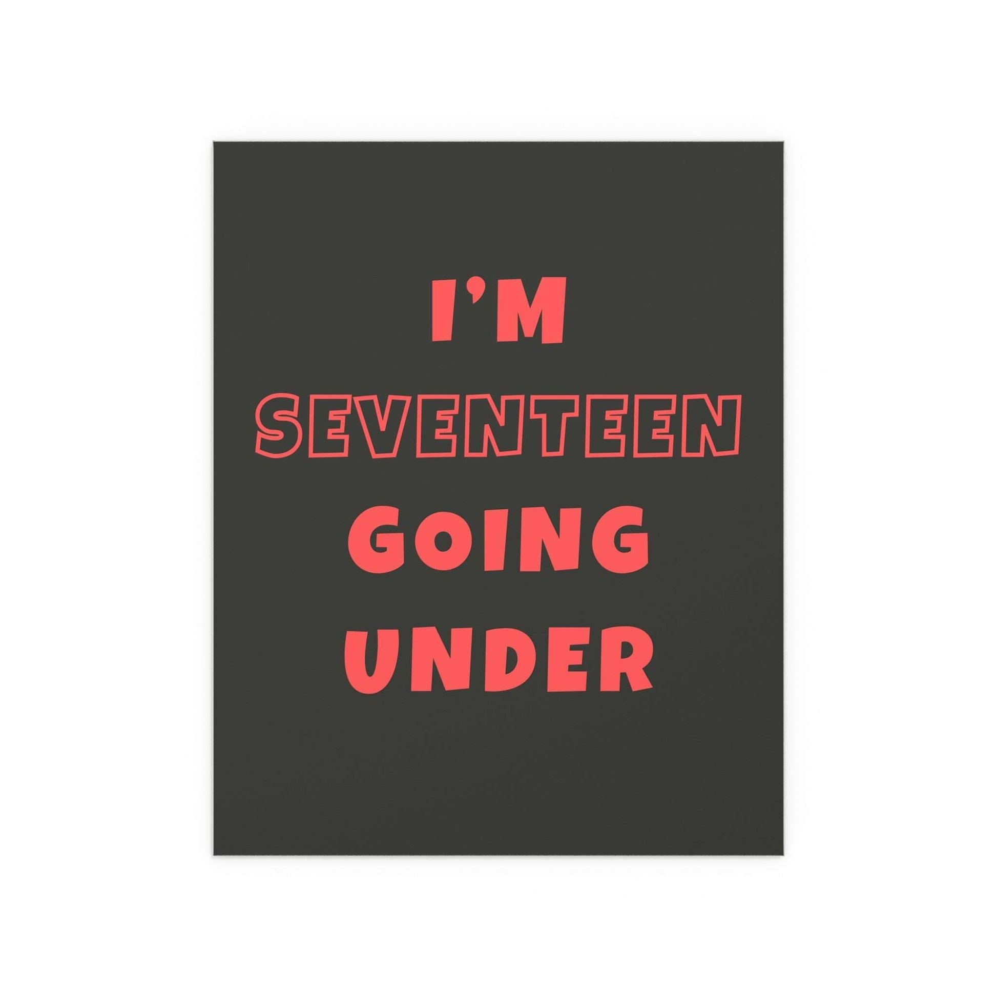 Sam Fender - Saturday (Black + Red) Glow On Prints