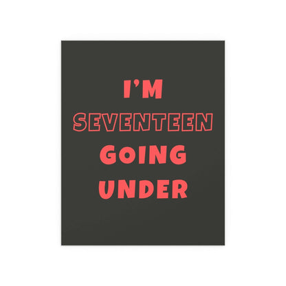 Sam Fender - Saturday (Black + Red) Glow On Prints