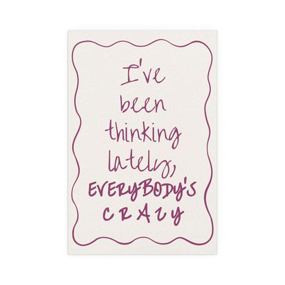 Olivia Dean - Everybody's Crazy (Purple) Glow On Prints