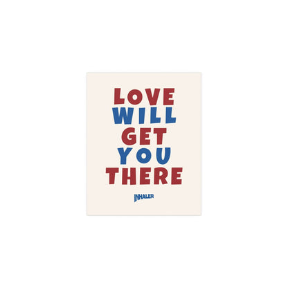 Inhaler - Love Will Get You There (Off-white + Blue + Red) Glow On Prints