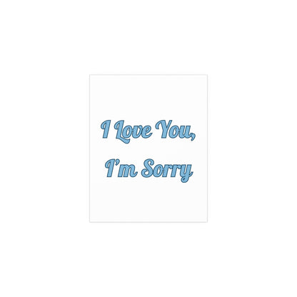 Gracie Abrams - I Love You, I'm Sorry (White + Blue) Glow On Prints