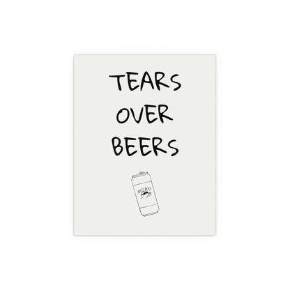 Modern Baseball - Tears Over Beers Print Glow On Prints