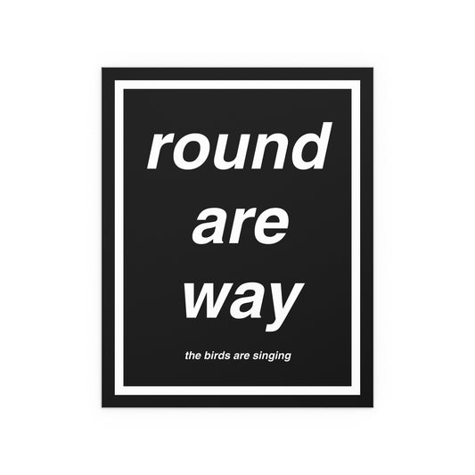 Oasis - Round Are Way Print