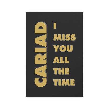 The Royston Club - Cariad poster Songs for the Spine inspired colourway - indie rock music wall art