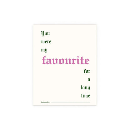 Fontaines DC - Favourite (Off-white + Pink + Green) Glow On Prints
